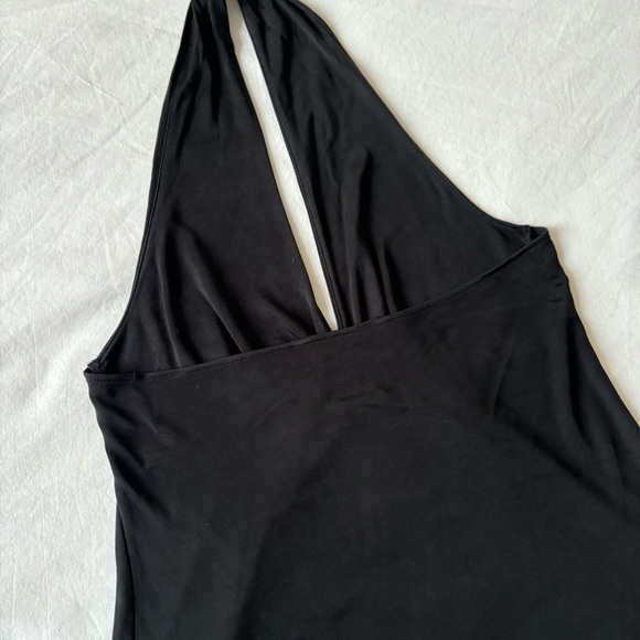 Beaded Y2K black halter top - Picture 4 of 5